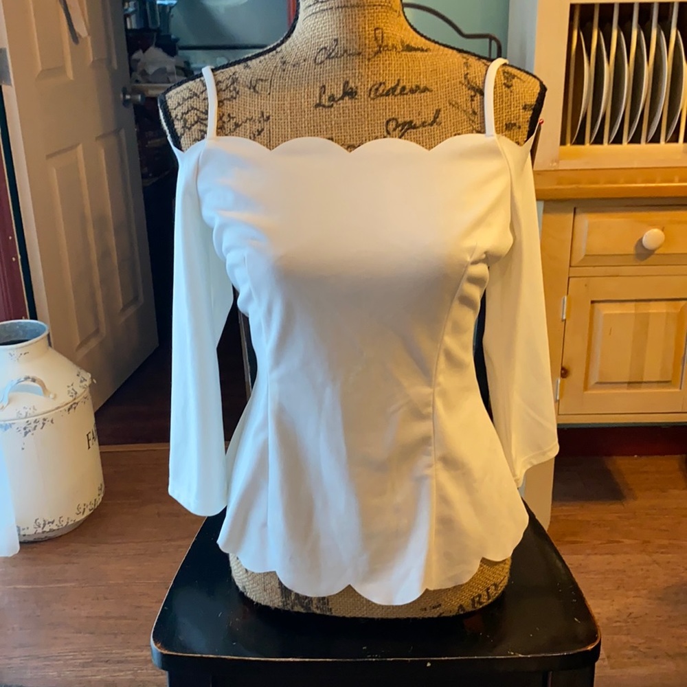 White off shoulder top!